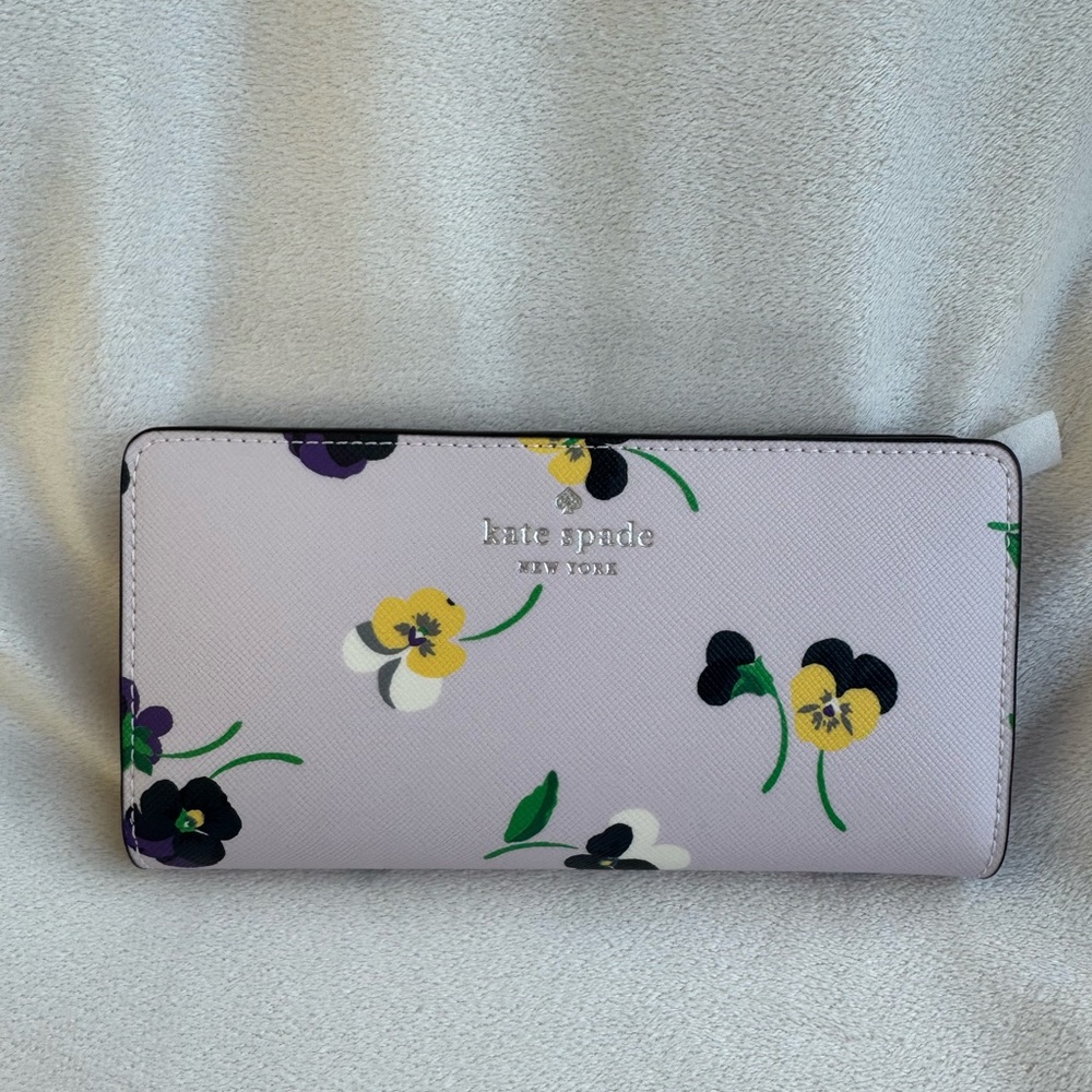 Kate Spade Lavander Floral Wallet